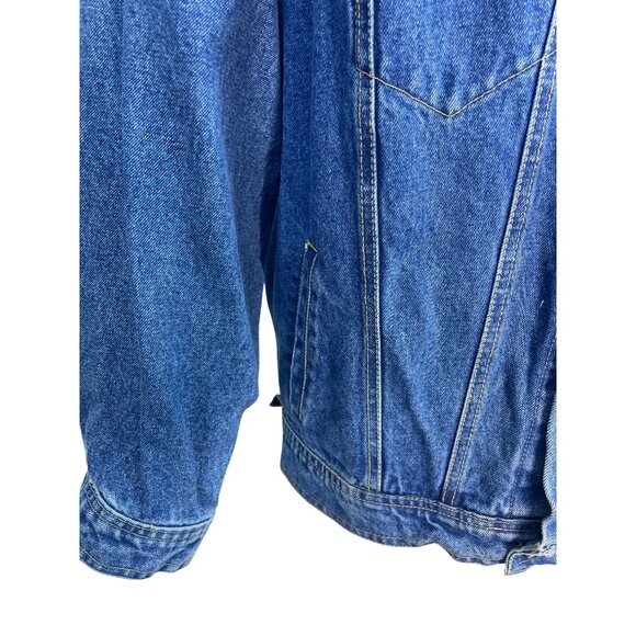 Vintage Disneyland Southern California Mickey Mouse Surfing Denim Jacket Size L - Picture 5 of 9